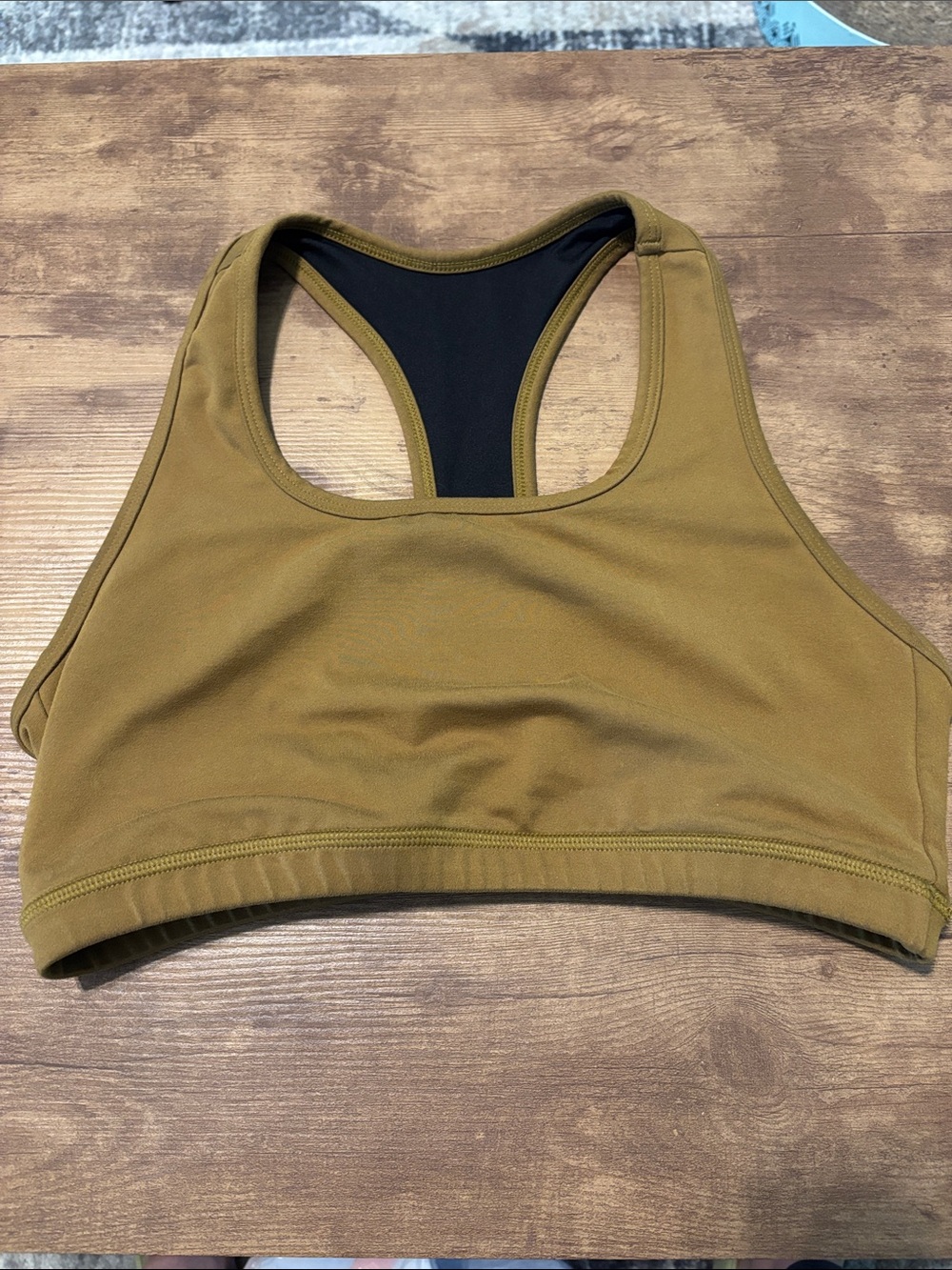 Fleo Nora Olive Green Racerback Sports Bra